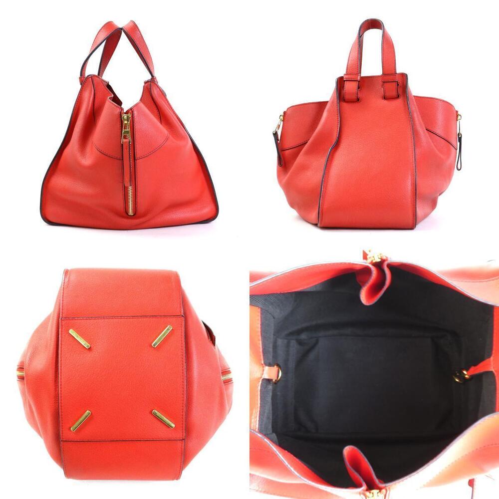 Loewe red Belt Hammock shoulder Crossbody leather Body handbag Bum cross bag